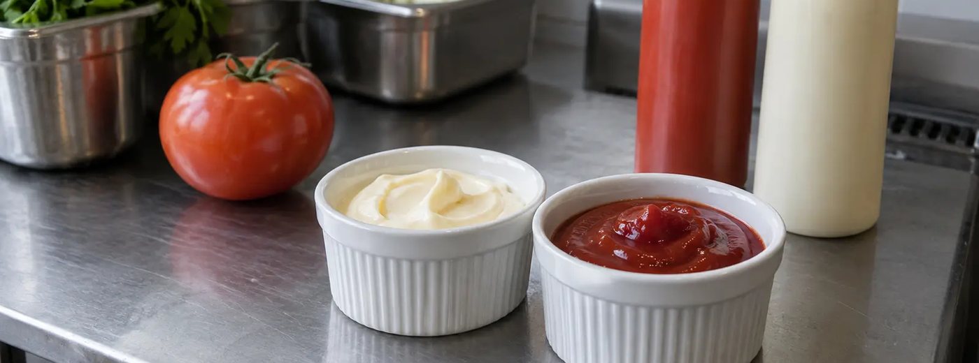 Majonezy i ketchupy — oferta hurtowni Foodsan
