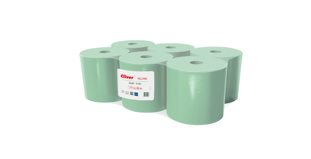 Cliver - Ręcznik Zielony 130/1 6szt ( 5982 )
