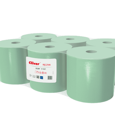 Cliver - Ręcznik Zielony 130/1 6szt ( 5982 )