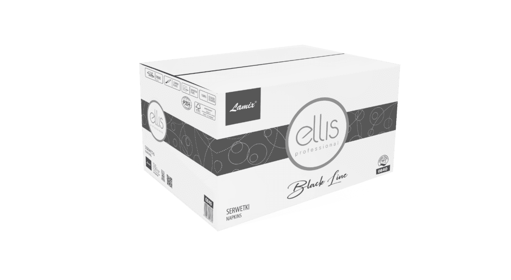 Ellis - Napkins 9000 - BLACK LINE