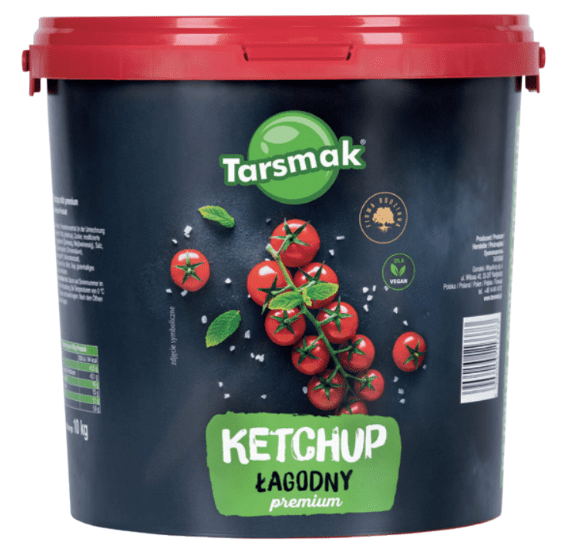 Wiadro Ketchupu 10kg premium łagodny tarsmak