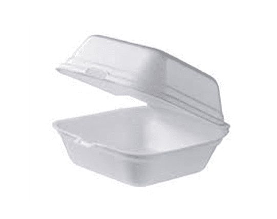Hamburgerbox Styropianowy DUŻY 125 szt