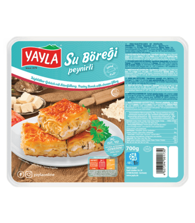YAYLA - Ciasto borek z nadzieniem serowym 700g (PEYNIRLI SU BOREGI)