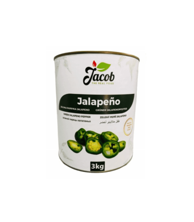 puszka z zielonymi papryczkami jalapeno