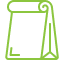 zielona ikona torby papierowej