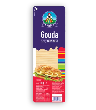 Ser Gouda plastry 1 kg