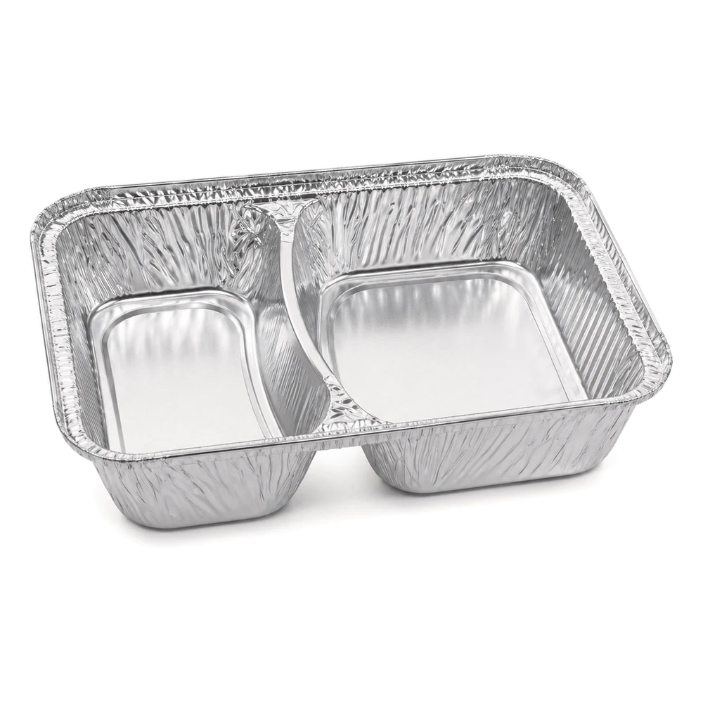 Cuki Alfatec Two-Section Aluminium Container 226x176x38 515 ml 1000 pcs