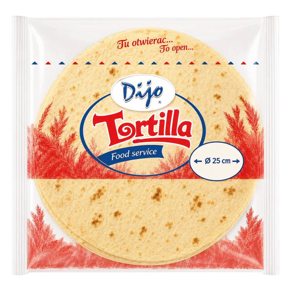 Dijo Tortilla 25 cm 63,5 g 144 pcs per case (18 pcs × 8)