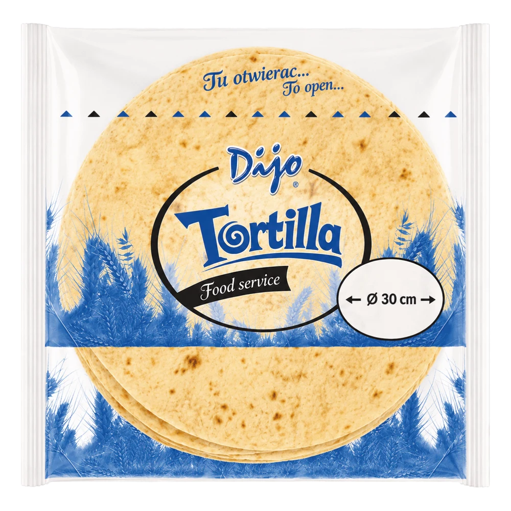 Dijo Eko Tortilla 30 cm 80 g kolide 108 adet (18 adet × 6)