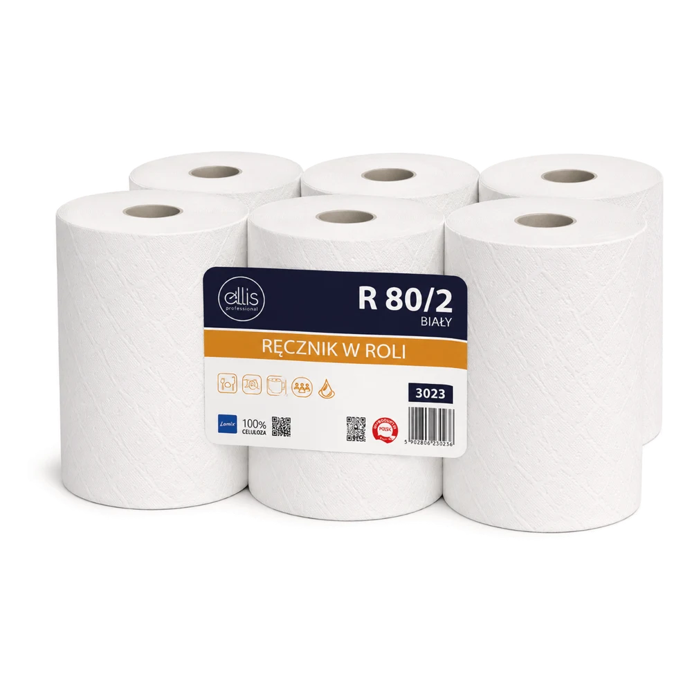 Ellis Ręcznik Biały 6 szt. R80/2