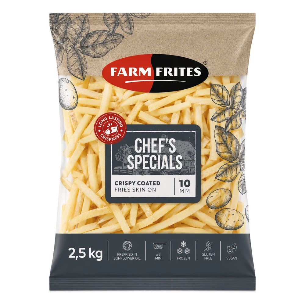 Farm Frites Frytki Crispy Coated 10/10 mm 5X2,5 kg