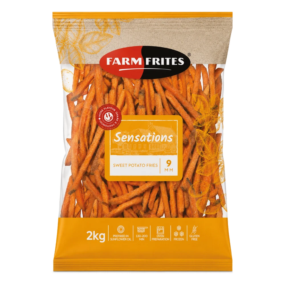 Farm Frites Tatlı Patates 9 mm 5X2,5 kg