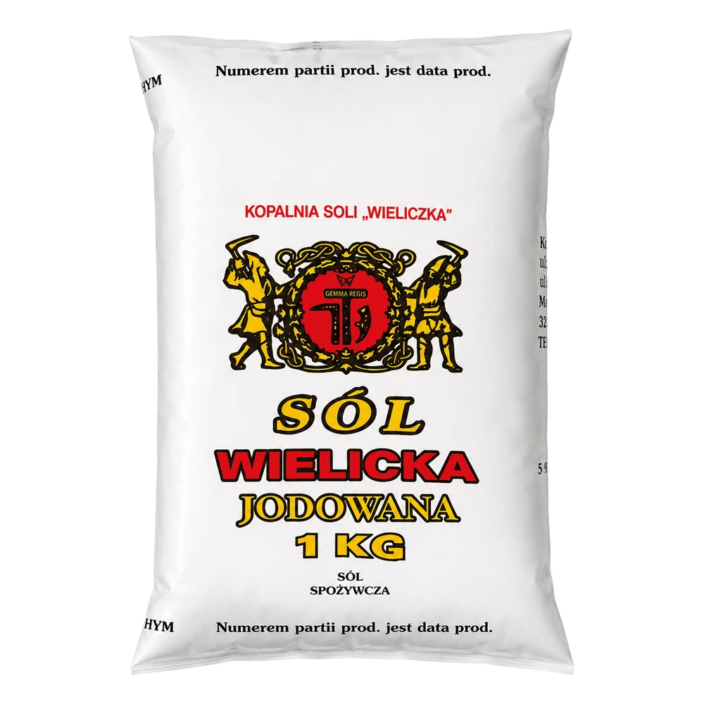 Wielicka Sól Jodowana 1 kg