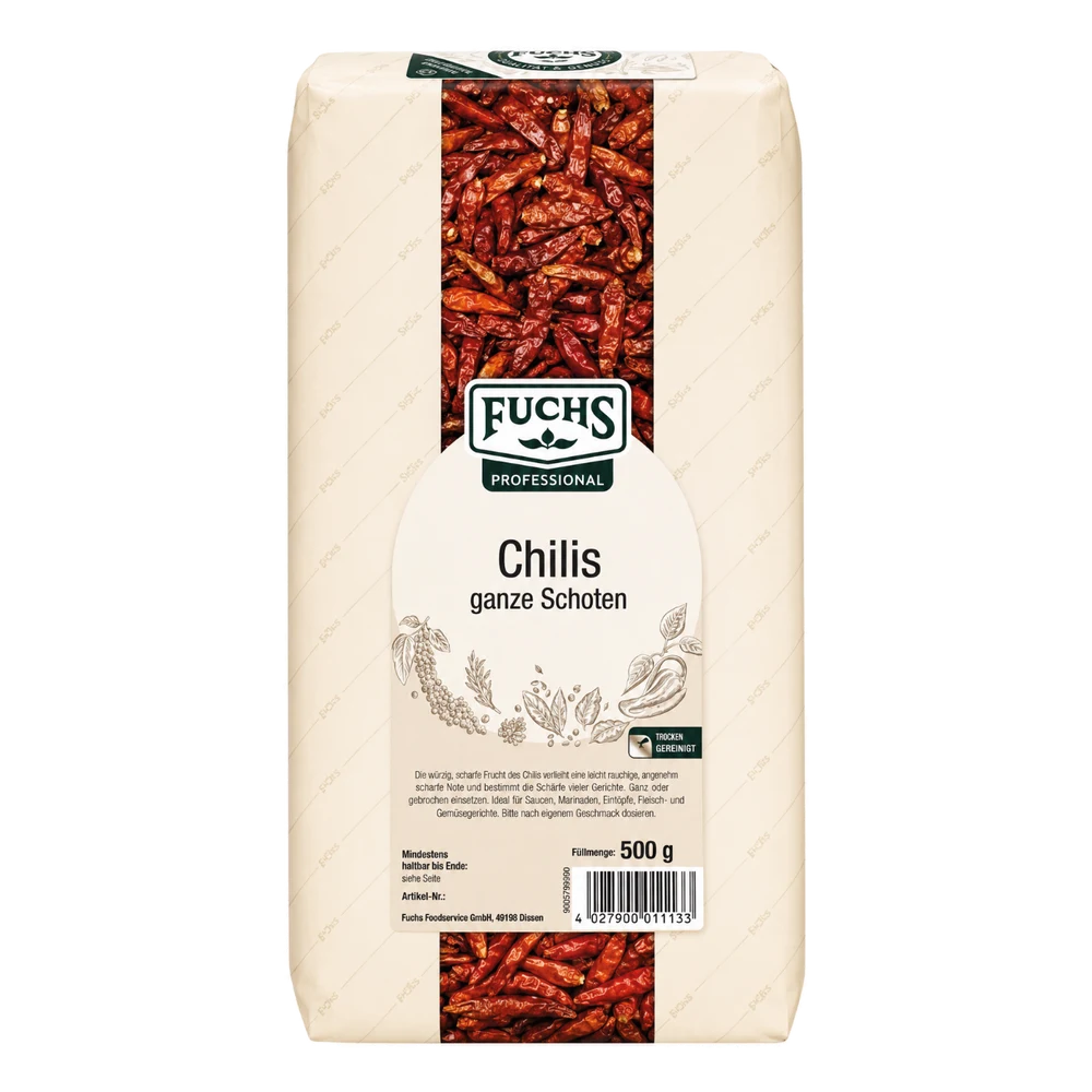 Fuchs Chilli Ganz 500 g