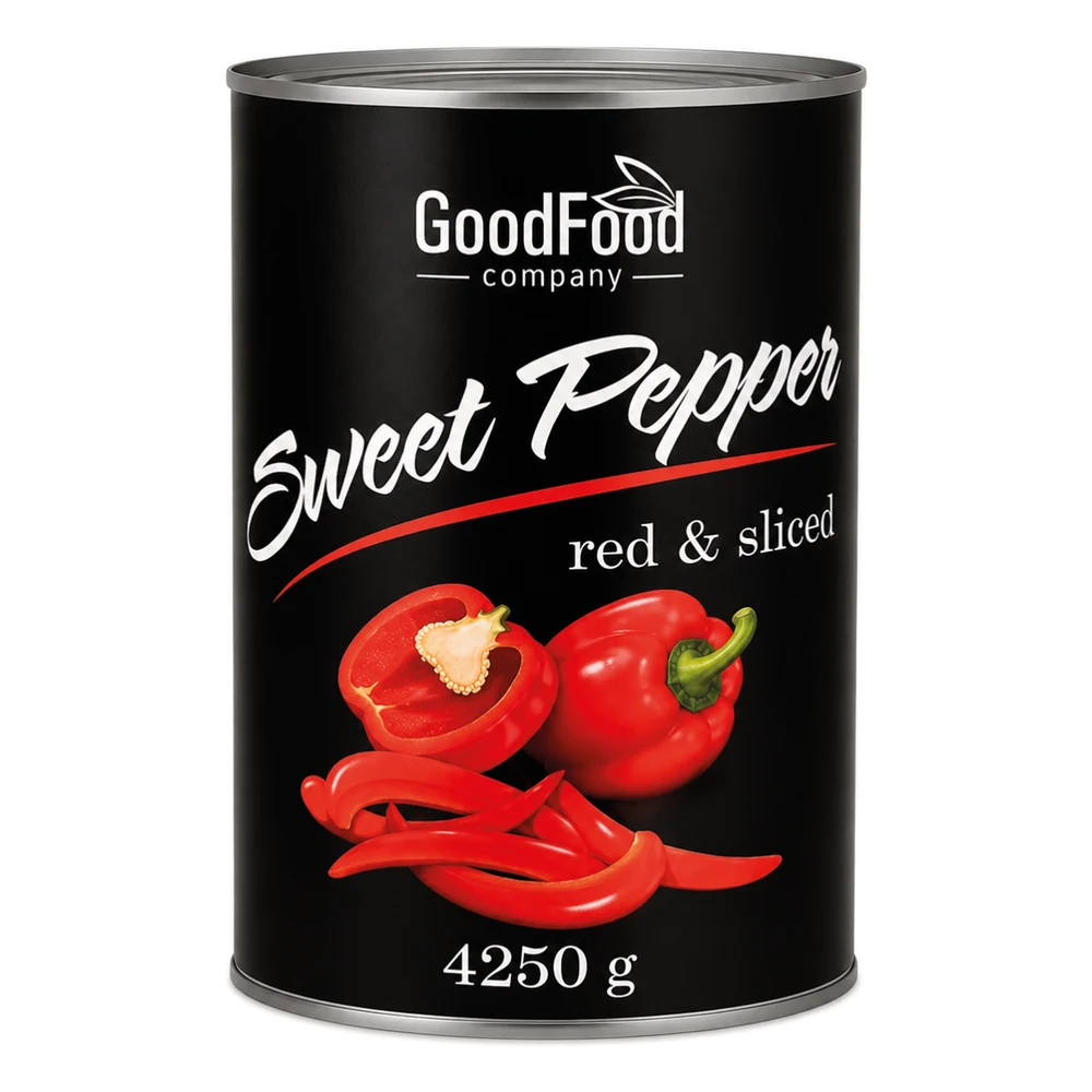 GoodFood Kırmızı Biber Şeritleri 4100 g