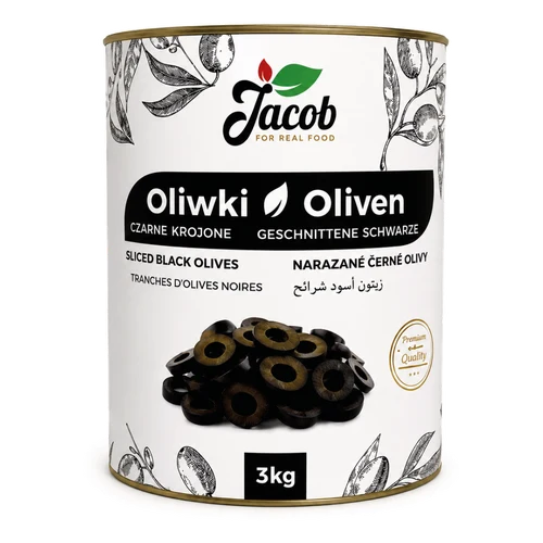 Oliwki Czarne Cięte 3 kg