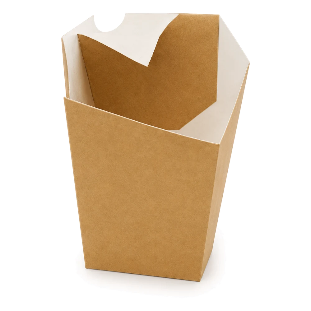 Kram Chips Box with Dip Pot 65x65x75 25 pcs