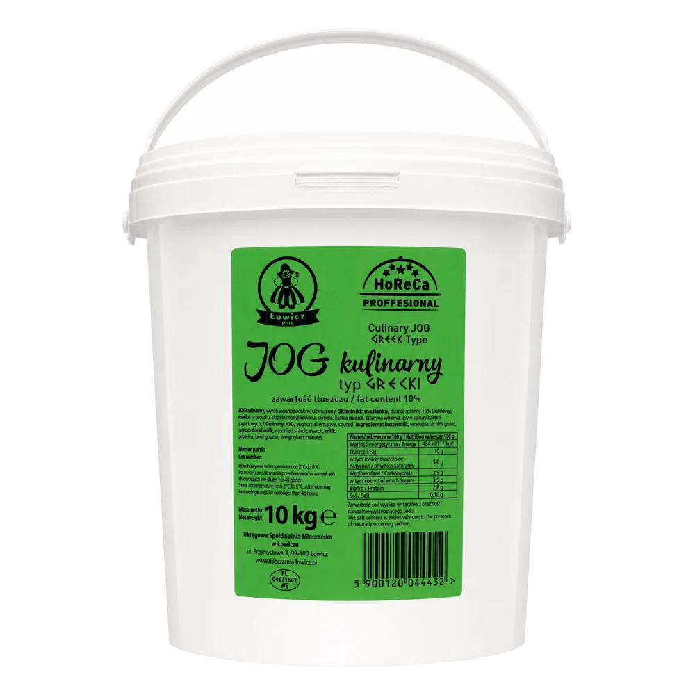 Łowicz Greek Style Cooking Yoghurt 10 kg
