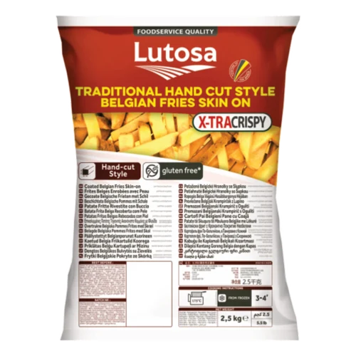 Frytki Belgijskie Ze Skórką 12/12 mm 4X2,5 kg