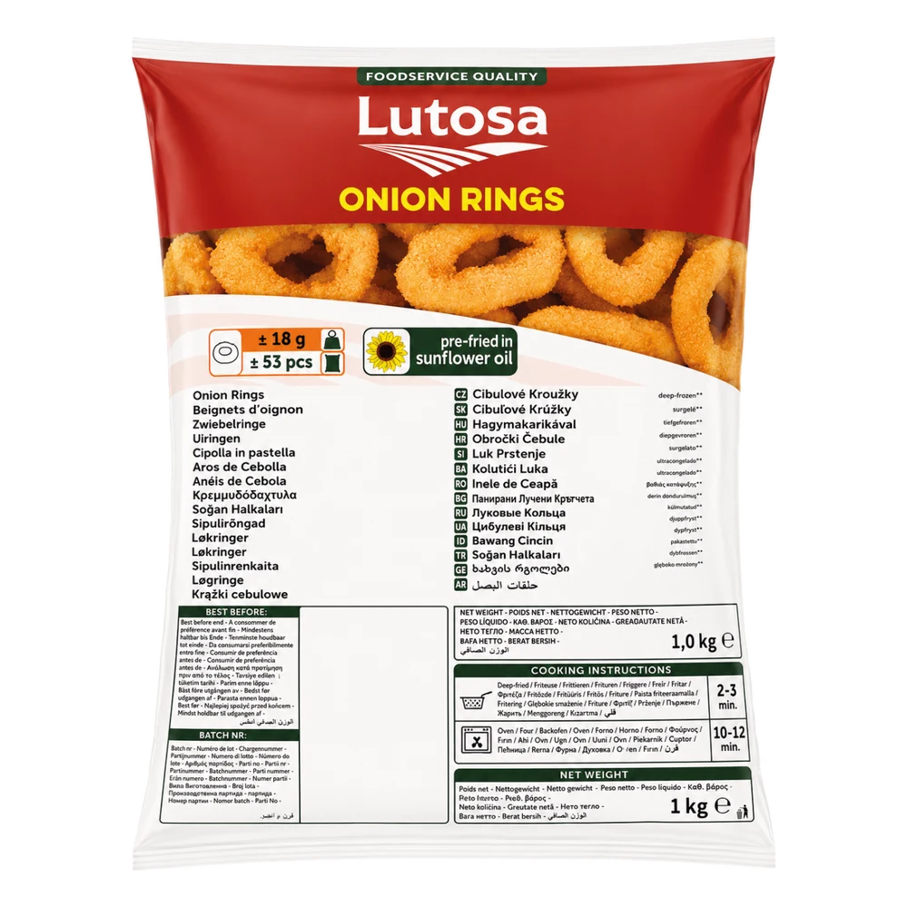 Lutosa Onion Rings 1 kg
