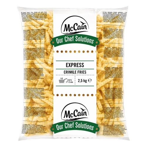 Frytki Express Crinkle 9/9 mm 5X2,5 kg