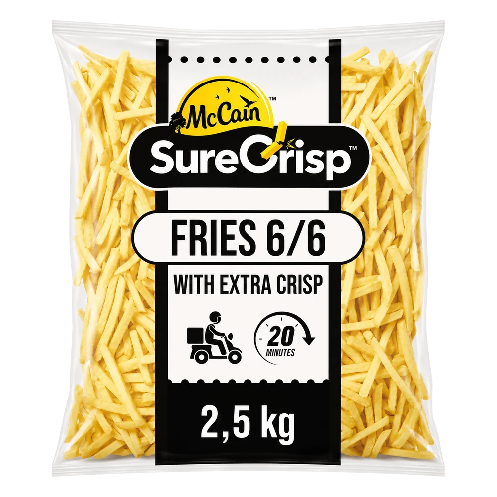 McCain SureCrisp Julienne Fries 6/6 mm 5X2,5 kg