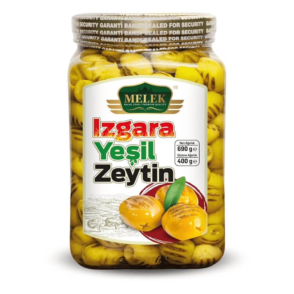 Melek Grillowane Zielone Oliwki 690 g