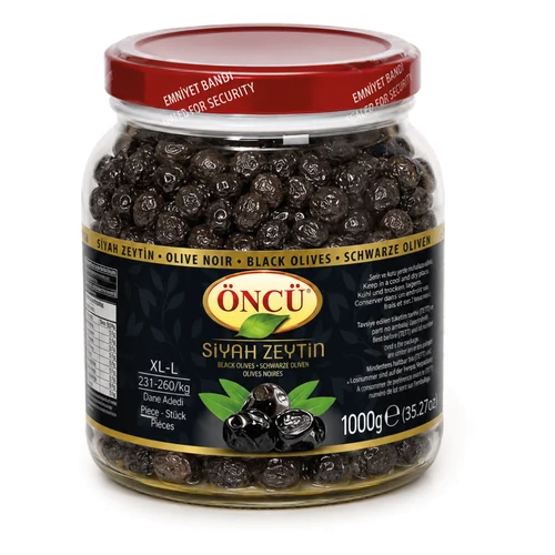 Oliwki Czarne z Pestką XL-L 1000 g