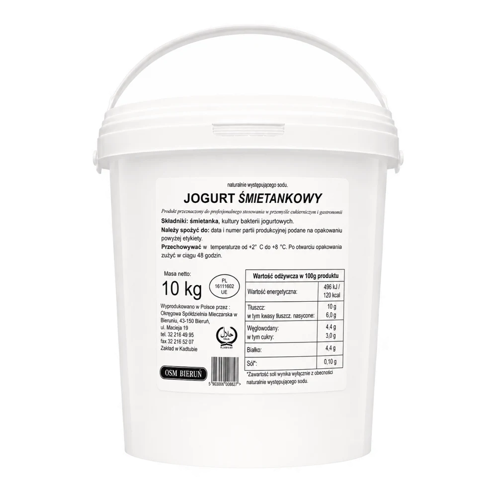 OSM Bieruń Natural Creamy Yoghurt 10 kg