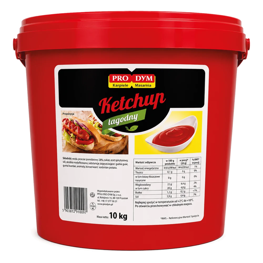 Prodym Ketchup Łagodny 10 kg