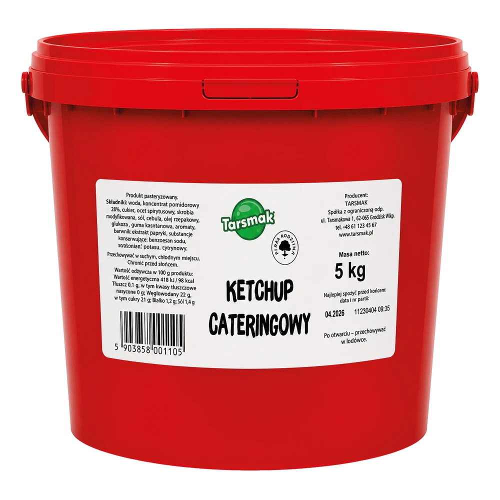 Tarsmak Ketchup Cateringowy 5 kg