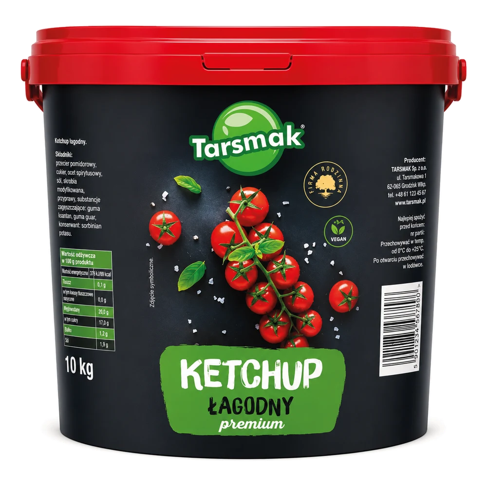 Tarsmak Ketchup Premium Pikantny 10 kg