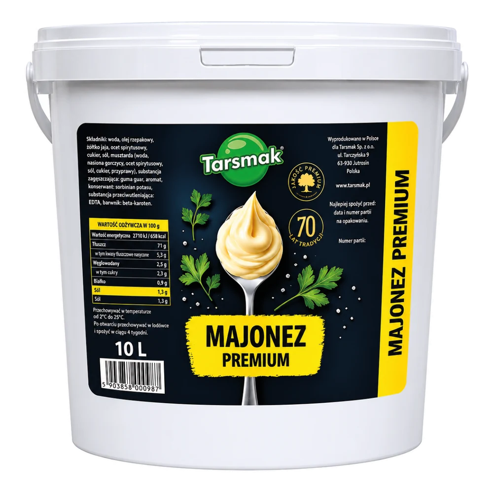 Tarsmak Majonez 70% 10 kg