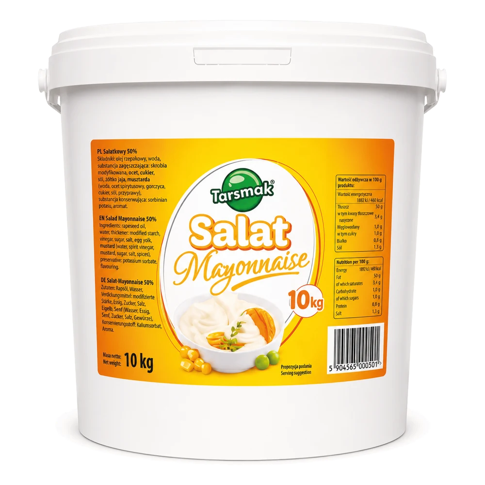 Tarsmak Majonez Sałatkowy 50% 10 kg