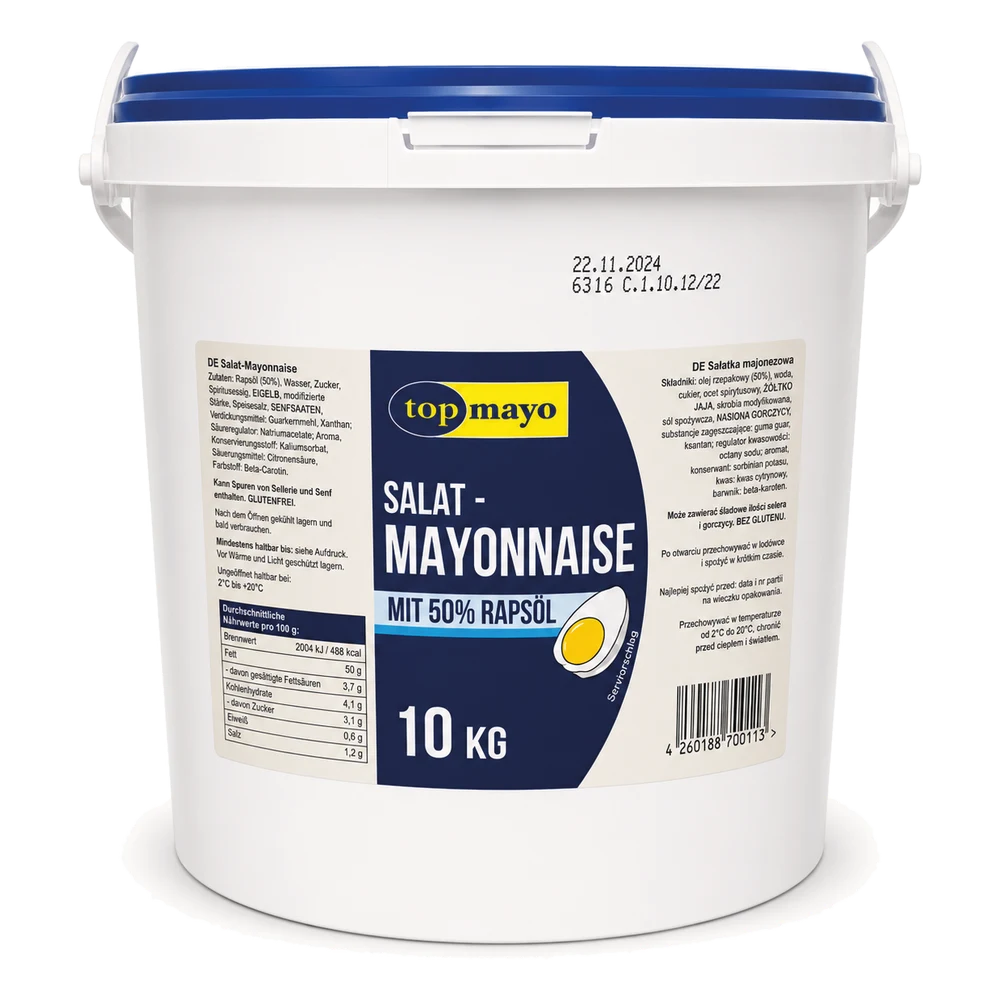Tarsmak Majonez TOP Mayo 50% 10 kg