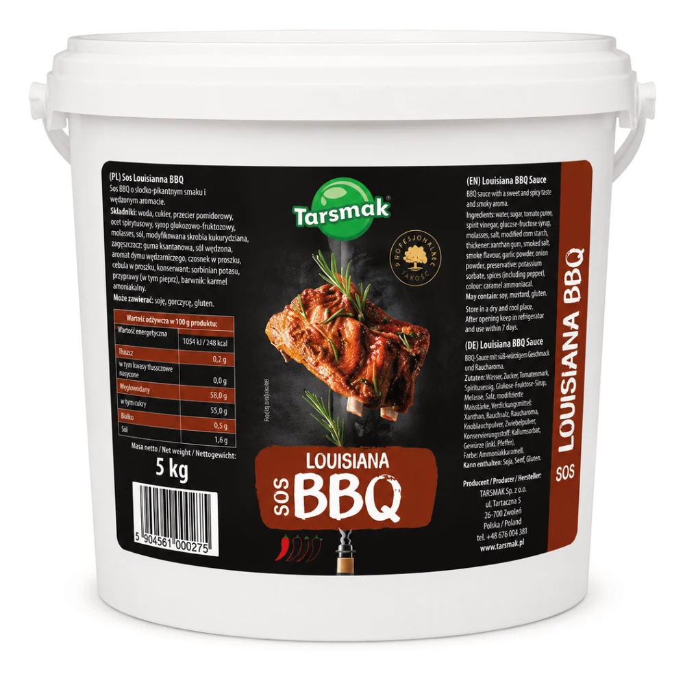 Tarsmak Louisiana BBQ Sauce 5 kg