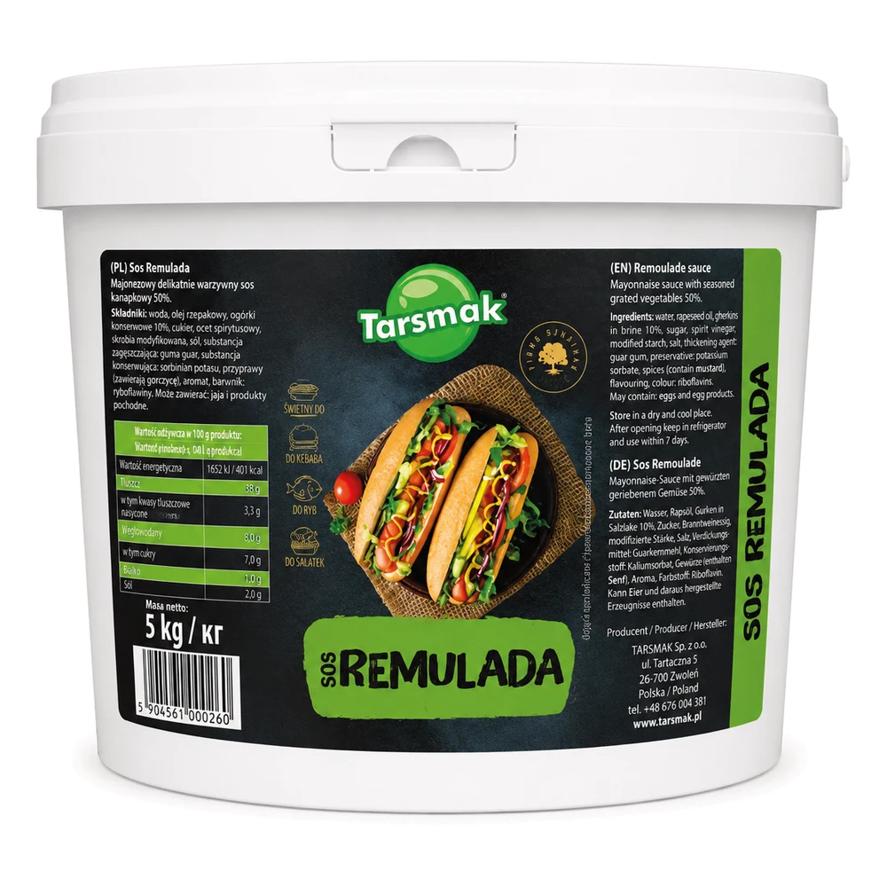 Tarsmak Sos Remulada Duński 5 kg