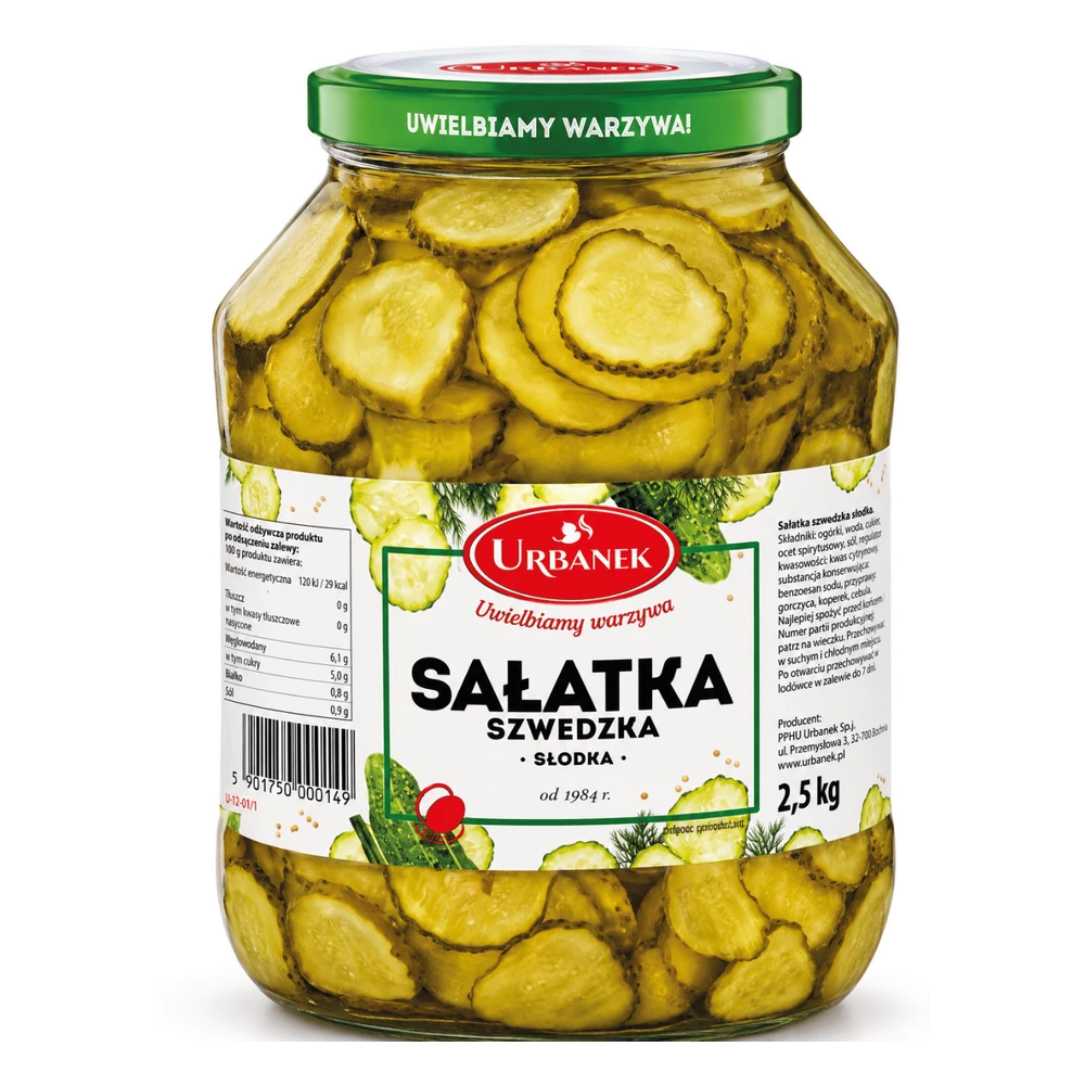 Urbanek İsveç Salatası 2650 ml